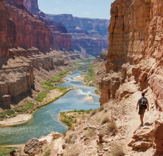 Scenic hike to Ancestral Puebloean Granaries near mile 52 on the Colorado River. This is one of several images captured during a 200 mile, 16 day trip through the Grand Canyon.