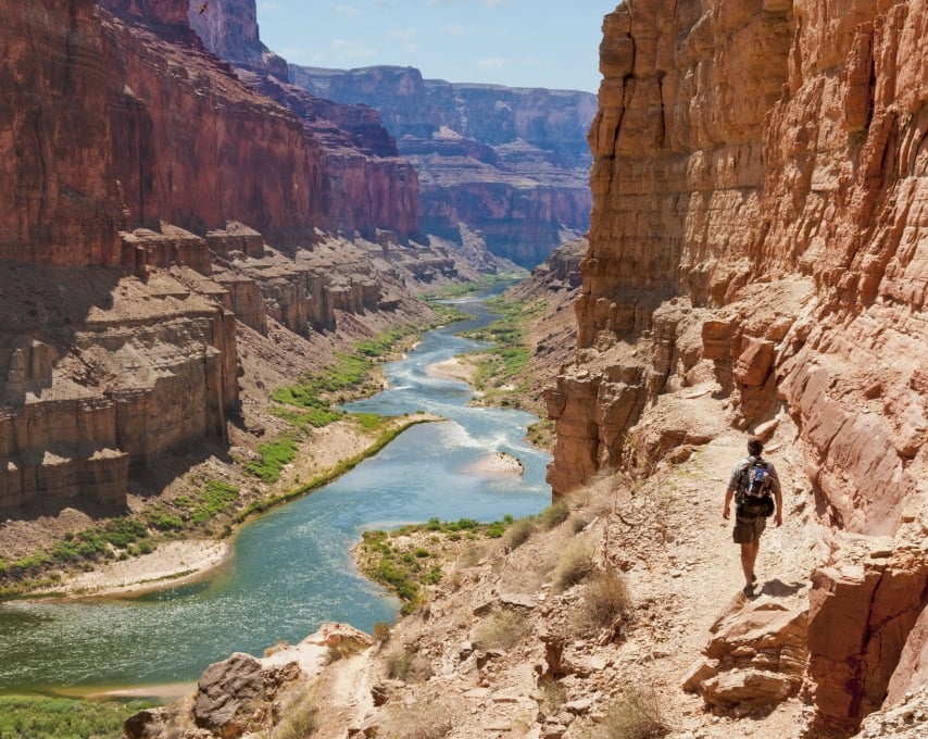 Scenic hike to Ancestral Puebloean Granaries near mile 52 on the Colorado River. This is one of several images captured during a 200 mile, 16 day trip through the Grand Canyon.